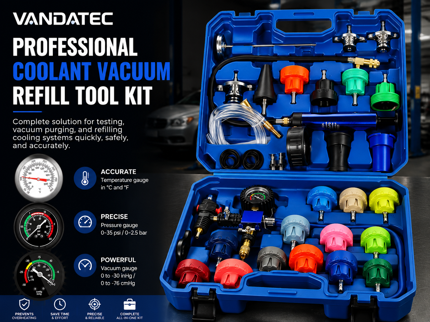 Eco-Friendly Auto Repair Tools: How VANDATEC Reduces Waste in Cooling System Service